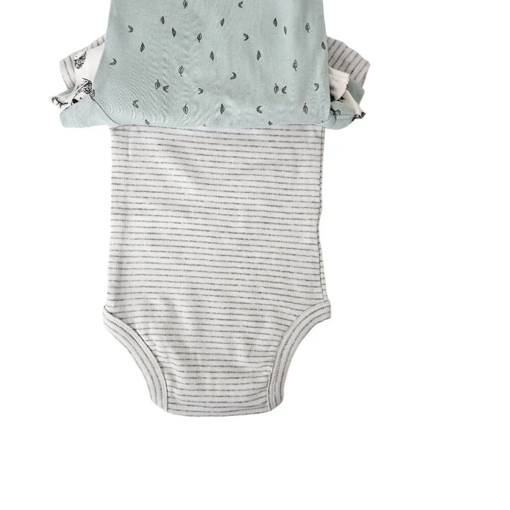 Little Planet By Carter's Organic Cotton Baby Bodysuits 3 Pack 3 Months Adorable